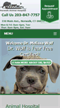 Mobile Screenshot of norwalkanimalhospital.com